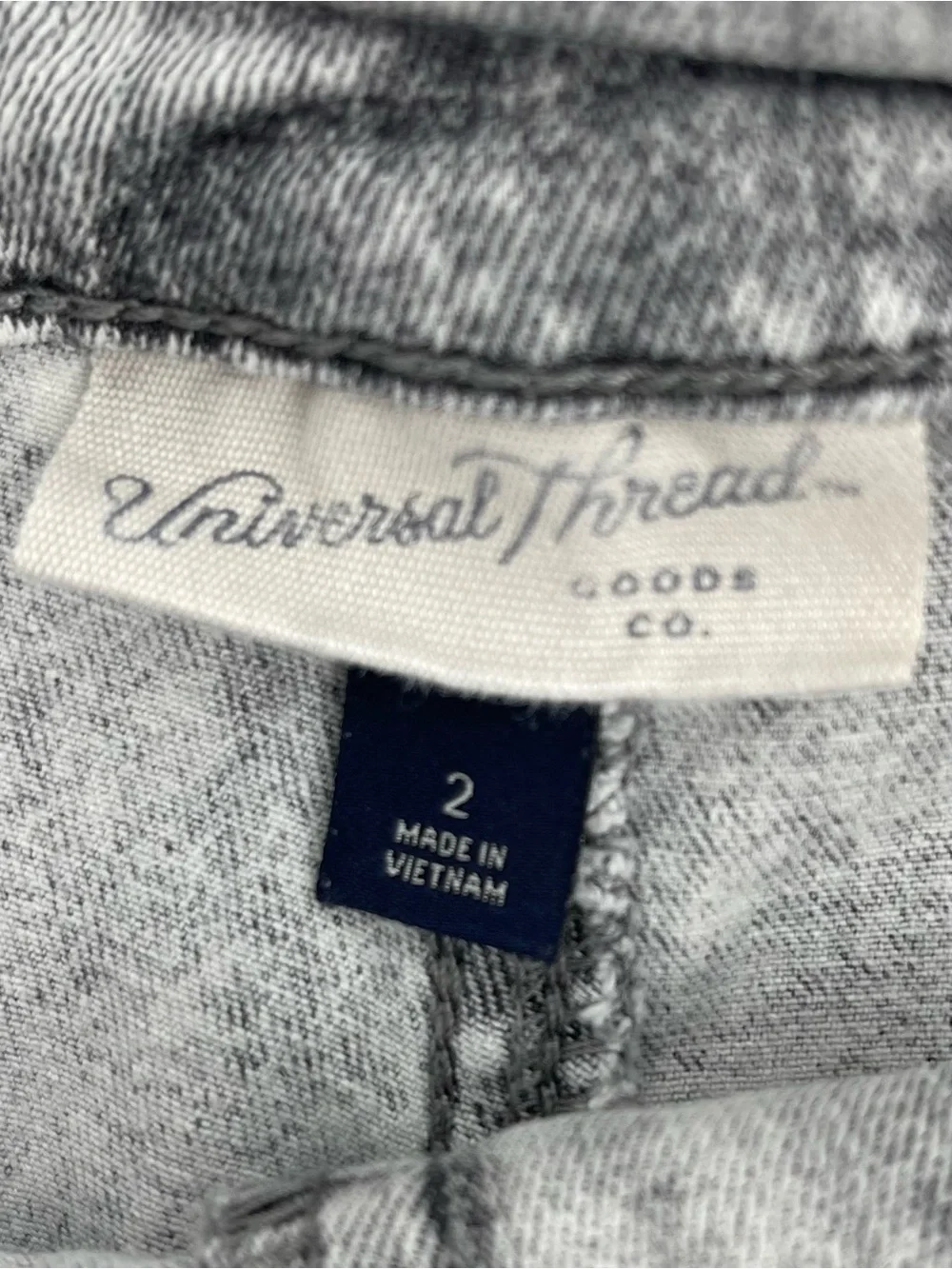 Universal Thread Paperbag Waist Denim Shorts Size 2 90s Retro Modern Indie Boho